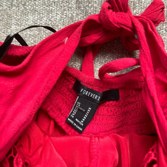 Red romper - Picture 2 of 4